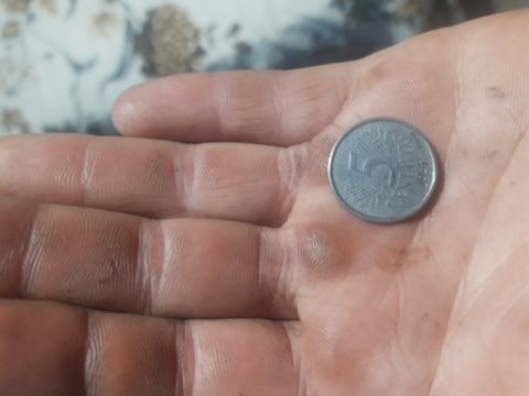 Moeda de 5 centavos de 1997